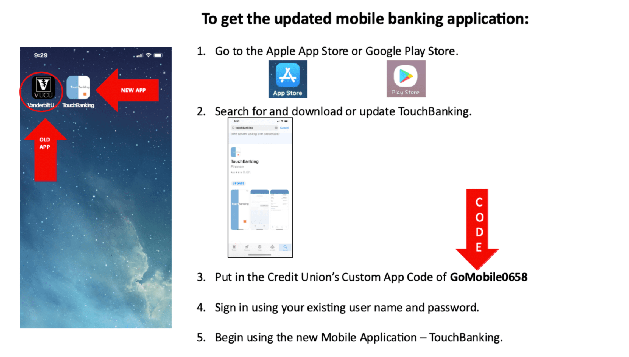 Mobile Banking Vanderbilt University Credit Union
